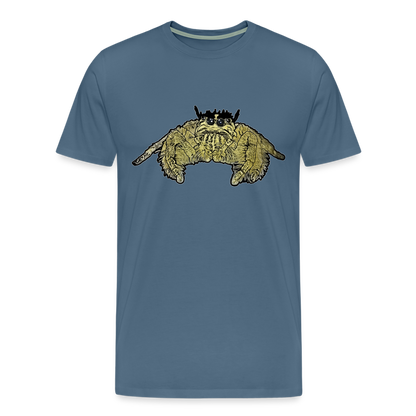 Männer Basic T-Shirt Hyllus diardi - Blaugrau