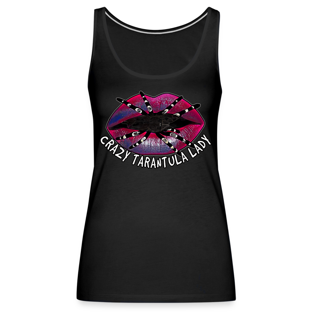 Frauen Tank Top Crazy Tarantula Lady - Schwarz
