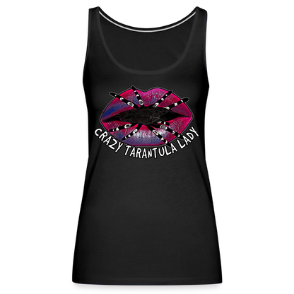 Frauen Tank Top Crazy Tarantula Lady - Schwarz