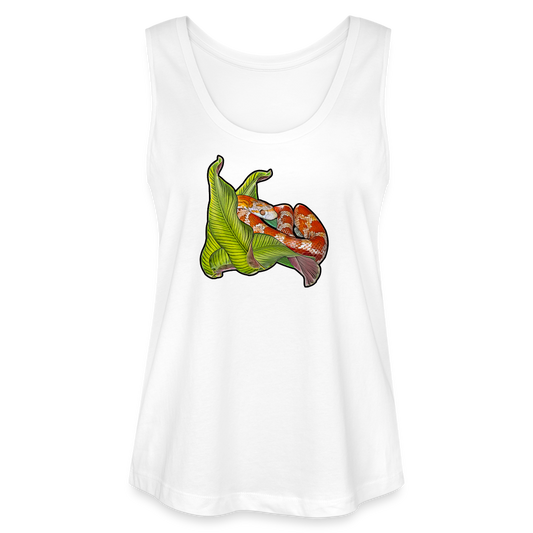 Frauen Stanley & Stella Bio Tank Top Pantherophis guttatus Lava - weiß
