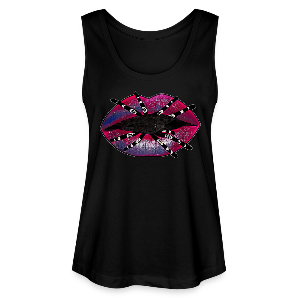 Frauen Stanley & Stella Bio Tank Top Tarantula Lips - Schwarz