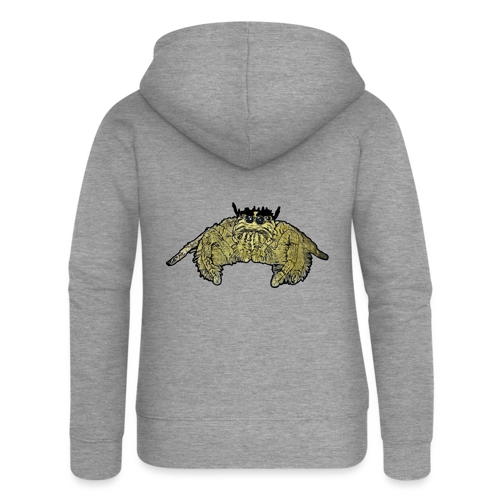 Frauen Zip-Hoodie Hyllus diardi - Grau meliert