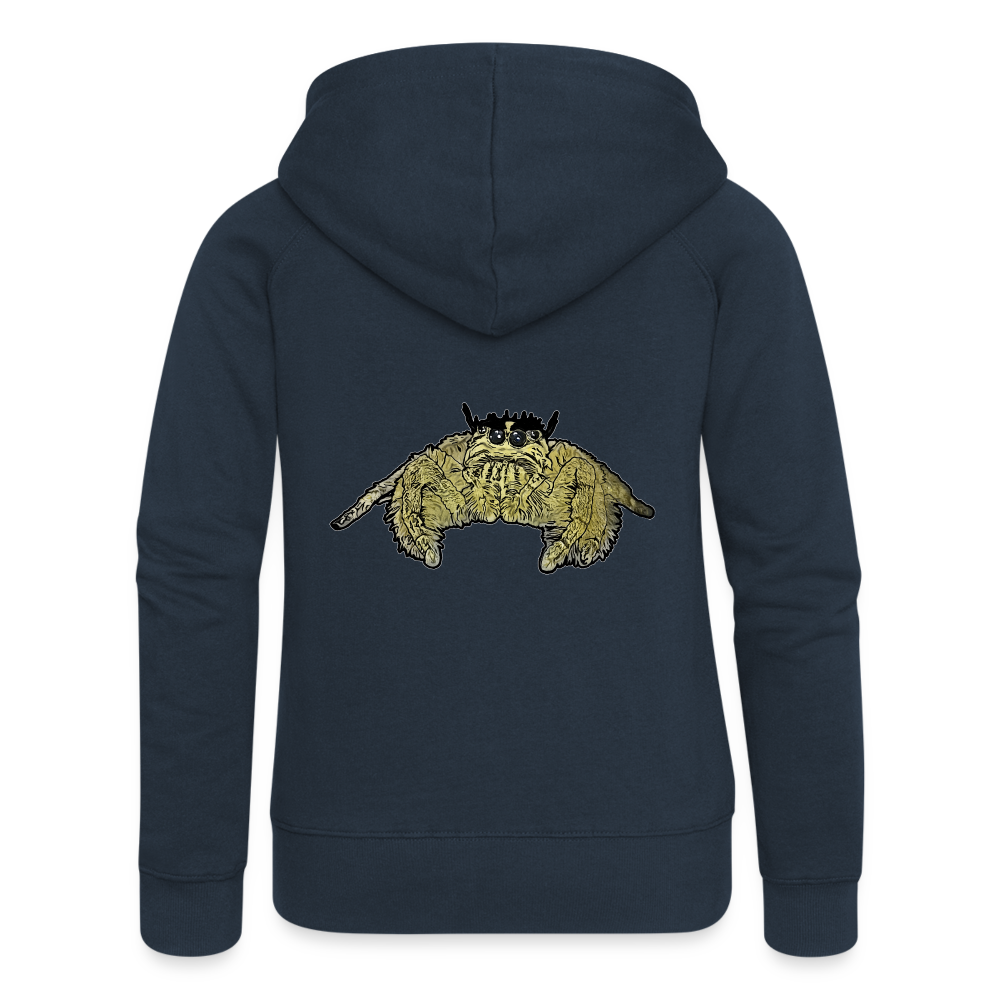 Frauen Zip-Hoodie Hyllus diardi - Navy