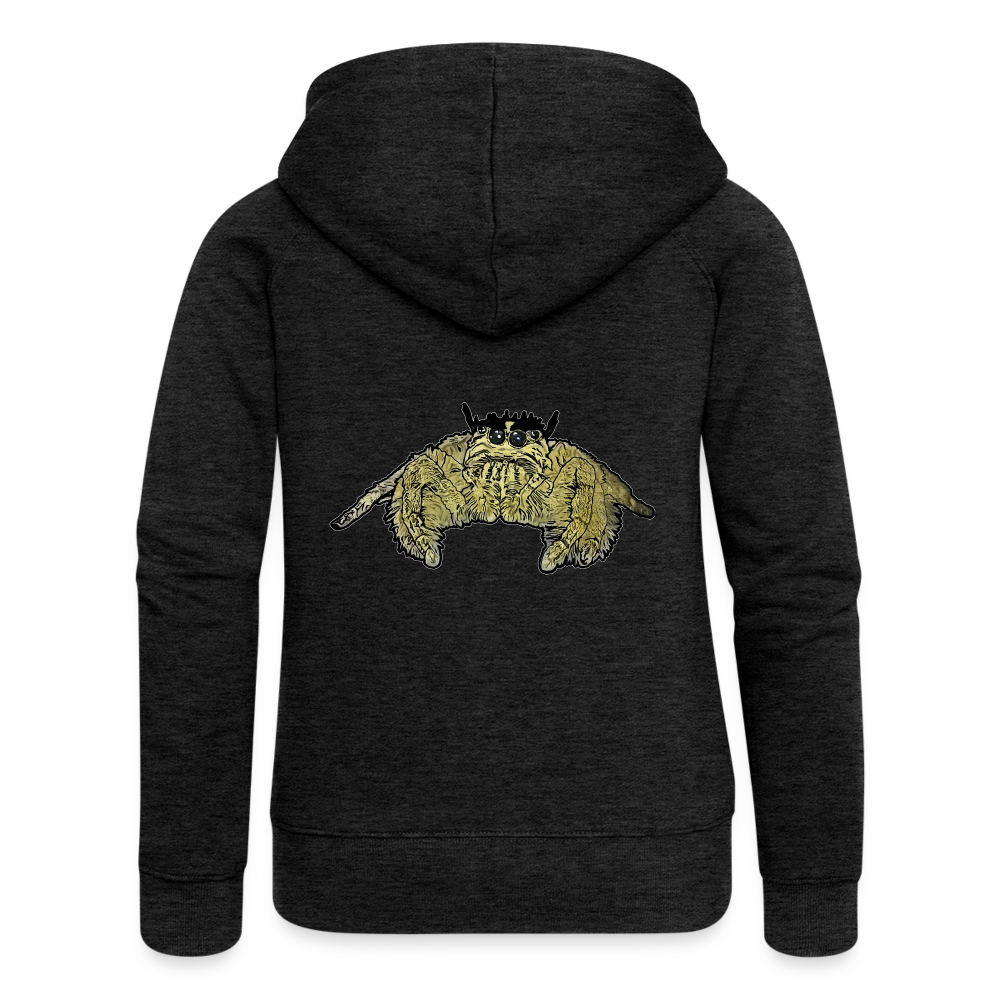 Frauen Zip-Hoodie Hyllus diardi - Anthrazit