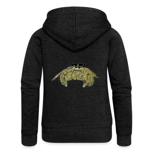 Frauen Zip-Hoodie Hyllus diardi - Anthrazit