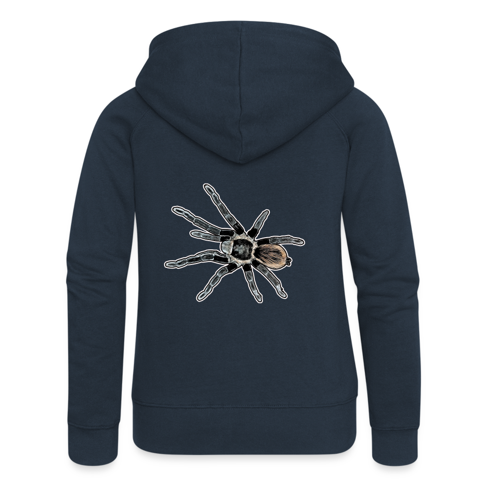 Frauen Zip-Hoodie Tliltocatl vagans - Navy