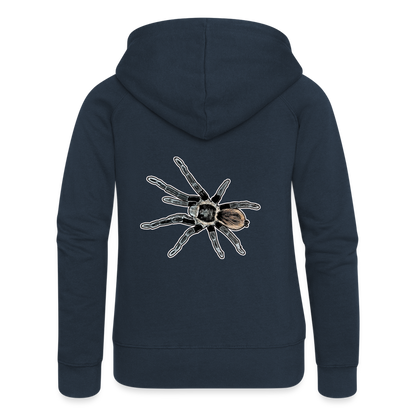 Frauen Zip-Hoodie Tliltocatl vagans - Navy