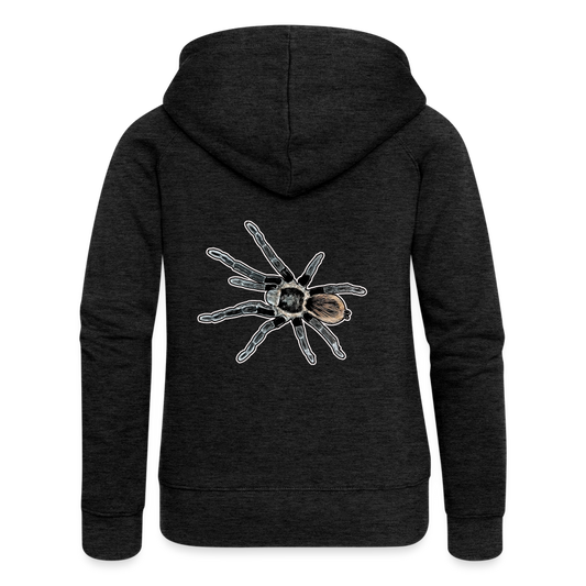Frauen Zip-Hoodie Tliltocatl vagans - Anthrazit
