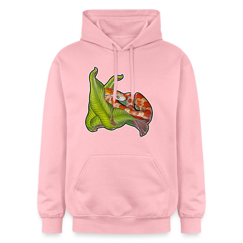 Unisex Gildan Softstyle® Midweight Hoodie Pantherophis guttatus Lava - Hellrosa
