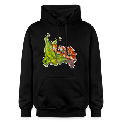 Unisex Gildan Softstyle® Midweight Hoodie Pantherophis guttatus Lava - Schwarz