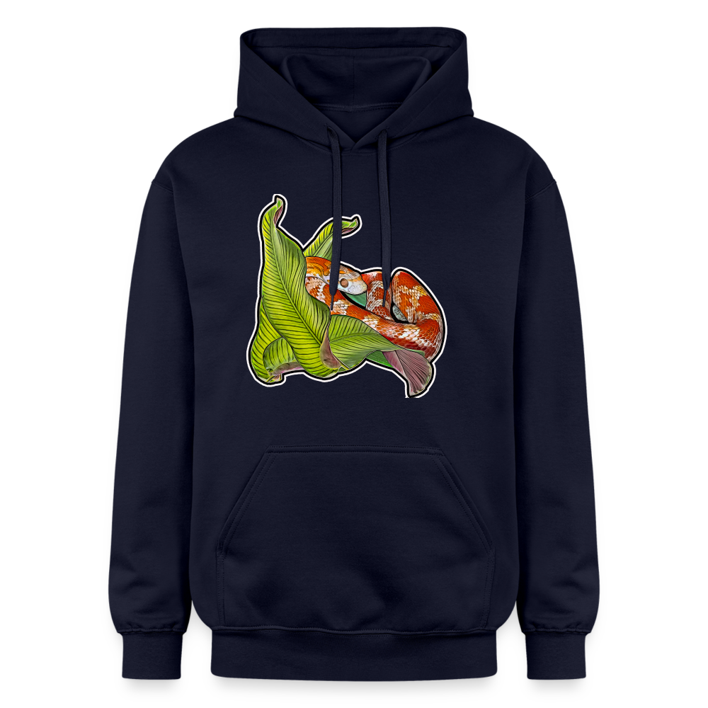 Unisex Gildan Softstyle® Midweight Hoodie Pantherophis guttatus Lava - Navy