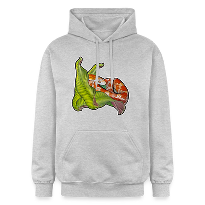 Unisex Gildan Softstyle® Midweight Hoodie Pantherophis guttatus Lava - Hellgrau meliert