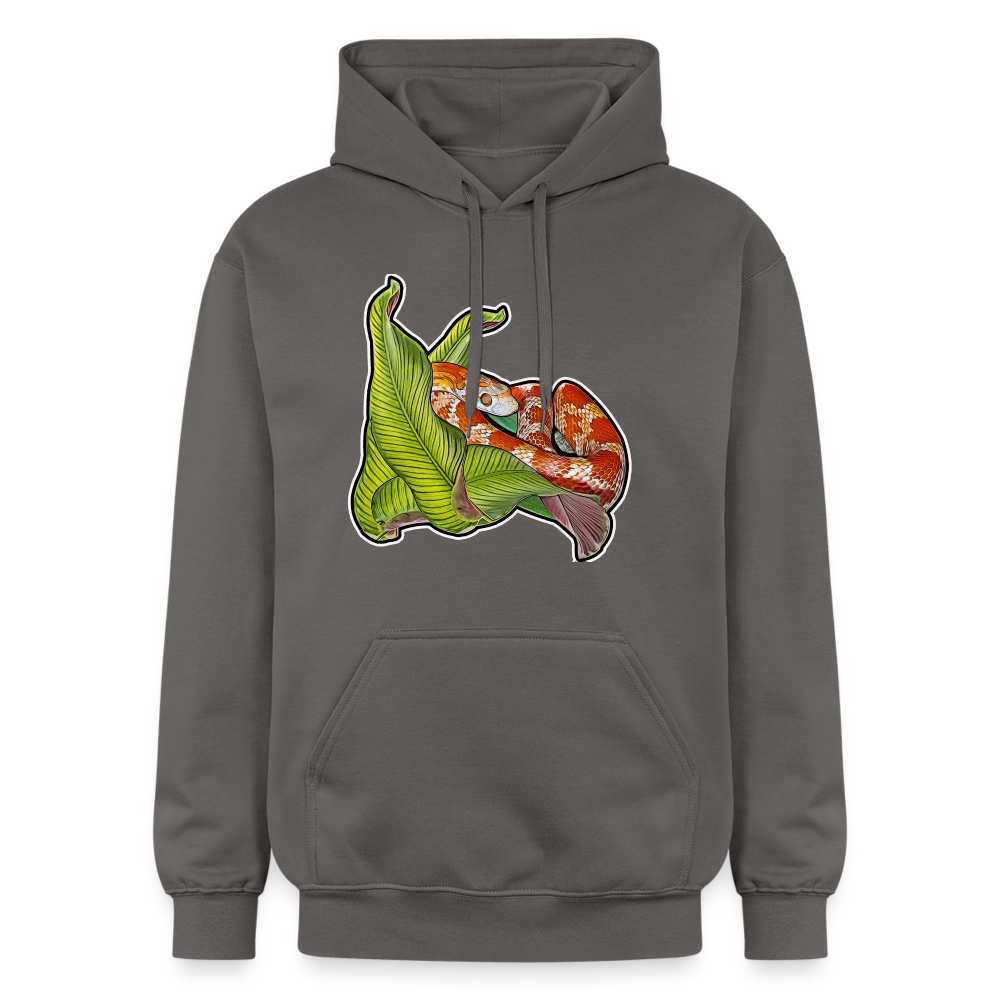 Unisex Gildan Softstyle® Midweight Hoodie Pantherophis guttatus Lava - Dunkelgrau