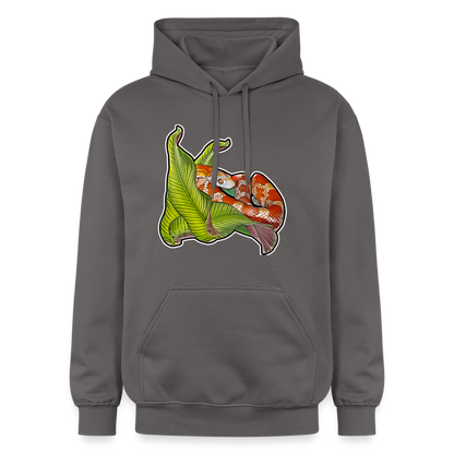 Unisex Gildan Softstyle® Midweight Hoodie Pantherophis guttatus Lava - Dunkelgrau