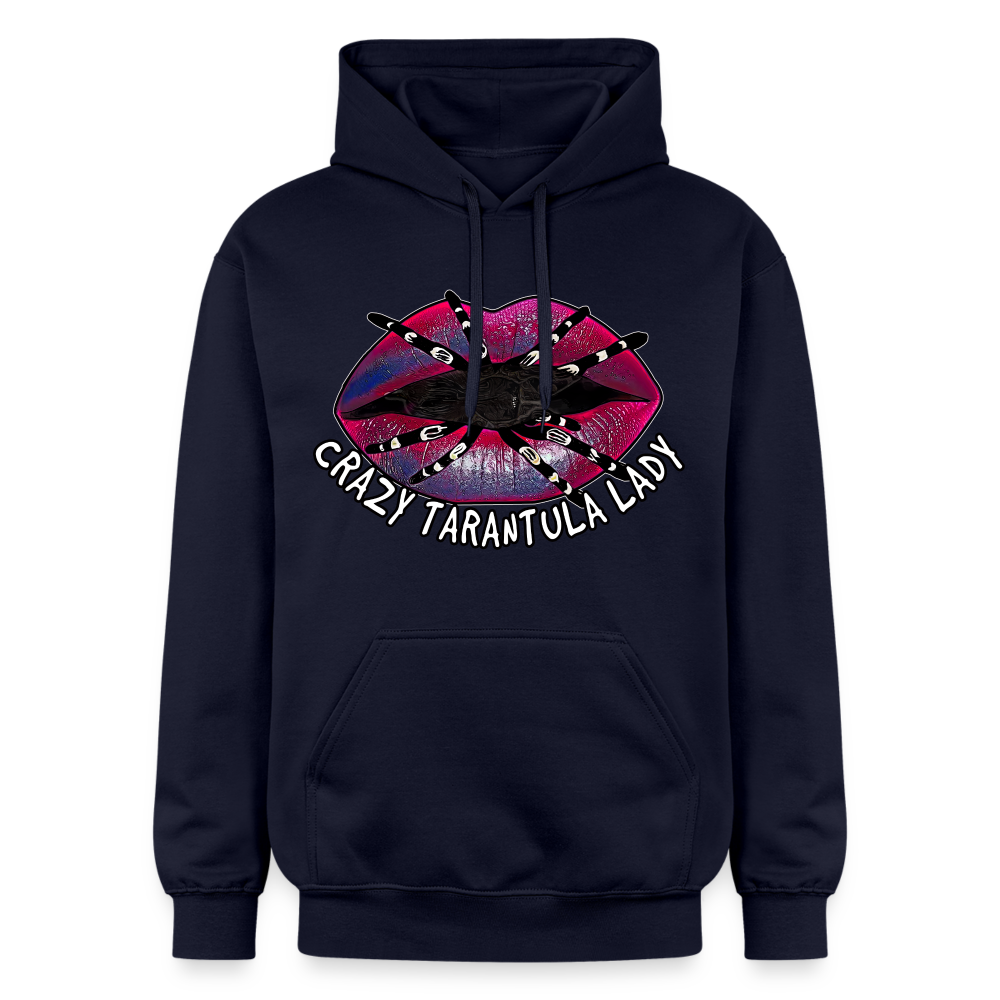 Unisex Gildan Softstyle® Midweight Hoodie Crazy Tarantula Lady - Navy