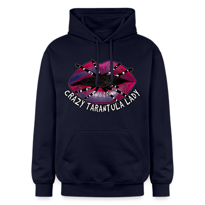 Unisex Gildan Softstyle® Midweight Hoodie Crazy Tarantula Lady - Navy