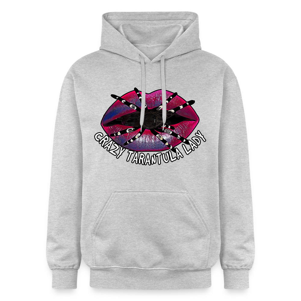 Unisex Gildan Softstyle® Midweight Hoodie Crazy Tarantula Lady - Hellgrau meliert