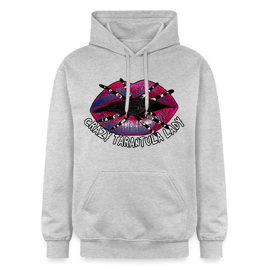 Unisex Gildan Softstyle® Midweight Hoodie Crazy Tarantula Lady - Hellgrau meliert