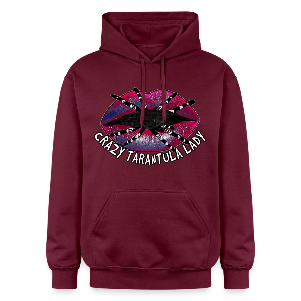 Unisex Gildan Softstyle® Midweight Hoodie Crazy Tarantula Lady - Maroon