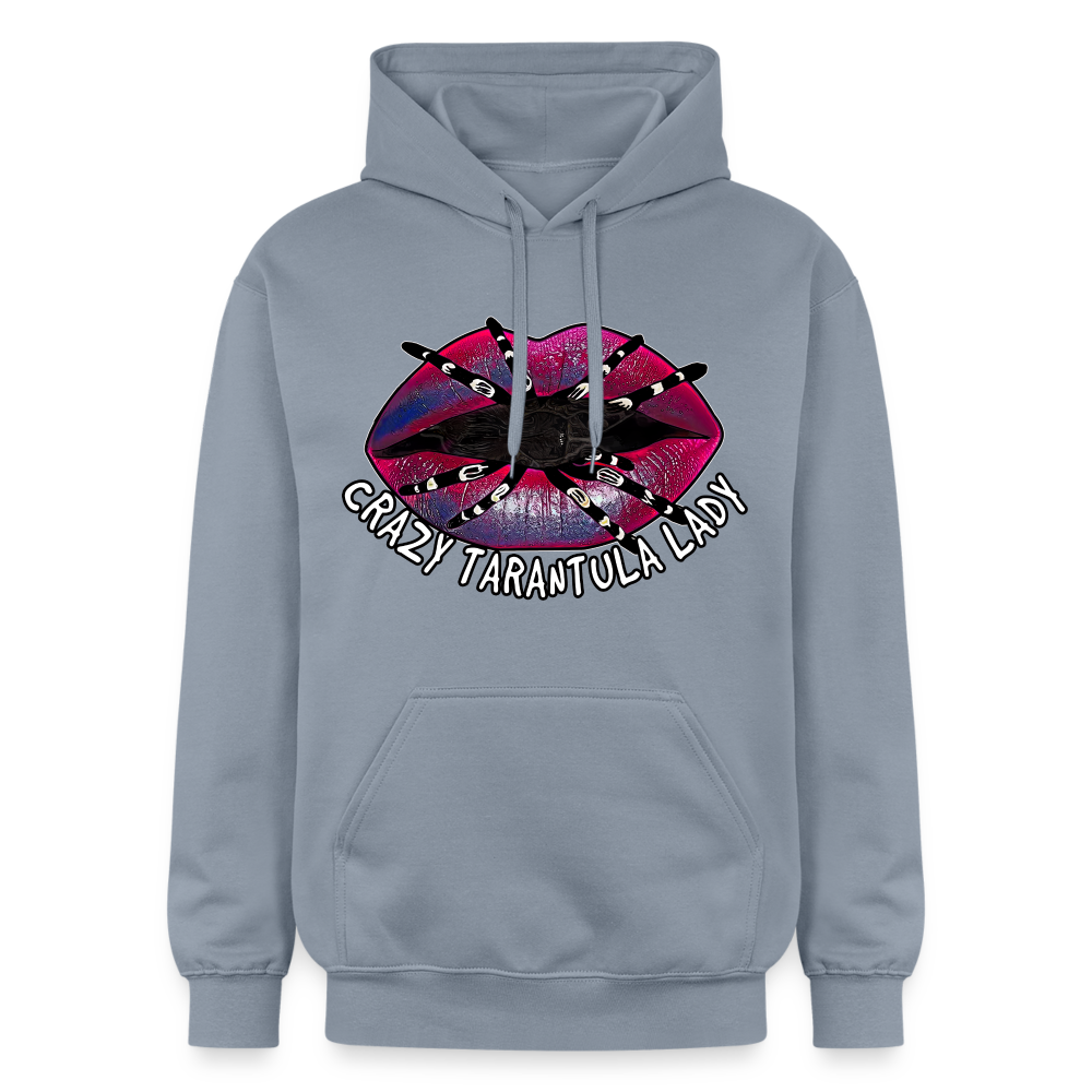 Unisex Gildan Softstyle® Midweight Hoodie Crazy Tarantula Lady - Blau