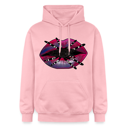 Unisex Gildan Softstyle® Midweight Hoodie Tarantula Lips - Hellrosa