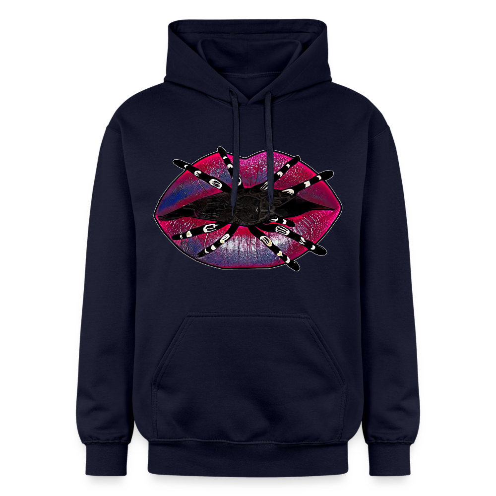 Unisex Gildan Softstyle® Midweight Hoodie Tarantula Lips - Navy