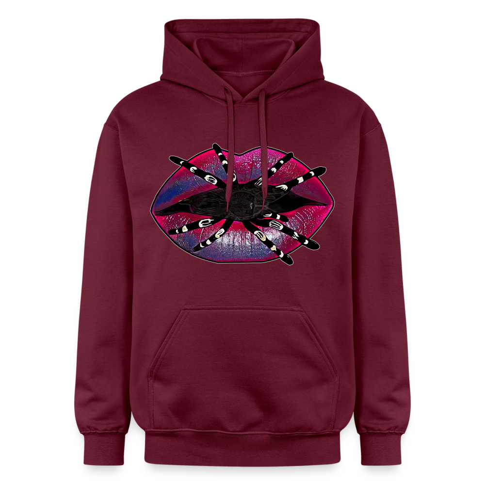 Unisex Gildan Softstyle® Midweight Hoodie Tarantula Lips - Maroon