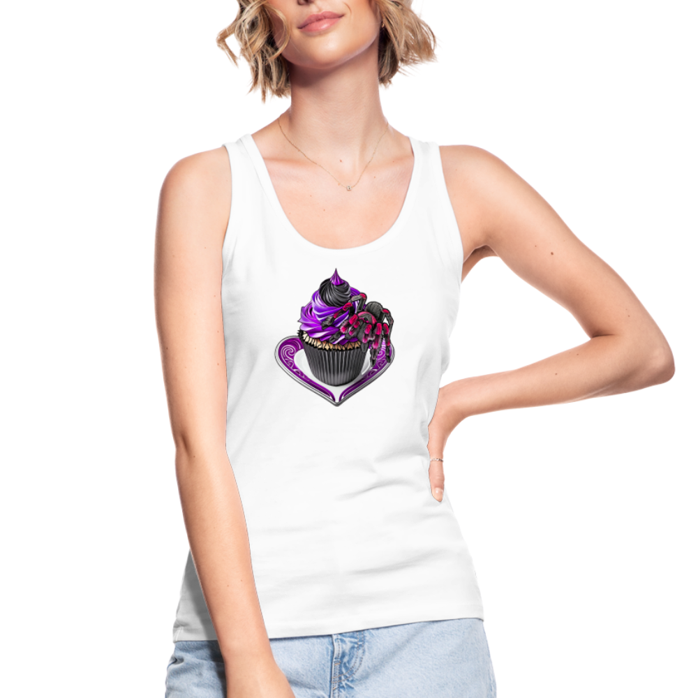 Frauen Stanley & Stella Bio Tank Top Tarantula Cupcake - weiß