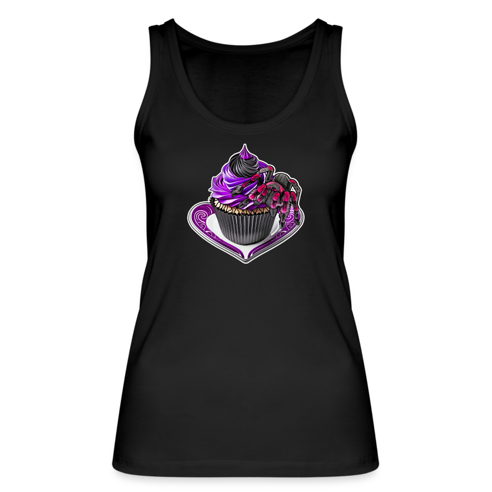Frauen Stanley & Stella Bio Tank Top Tarantula Cupcake - Schwarz