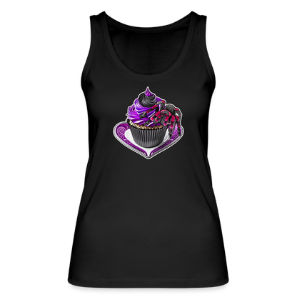Frauen Stanley & Stella Bio Tank Top Tarantula Cupcake - Schwarz