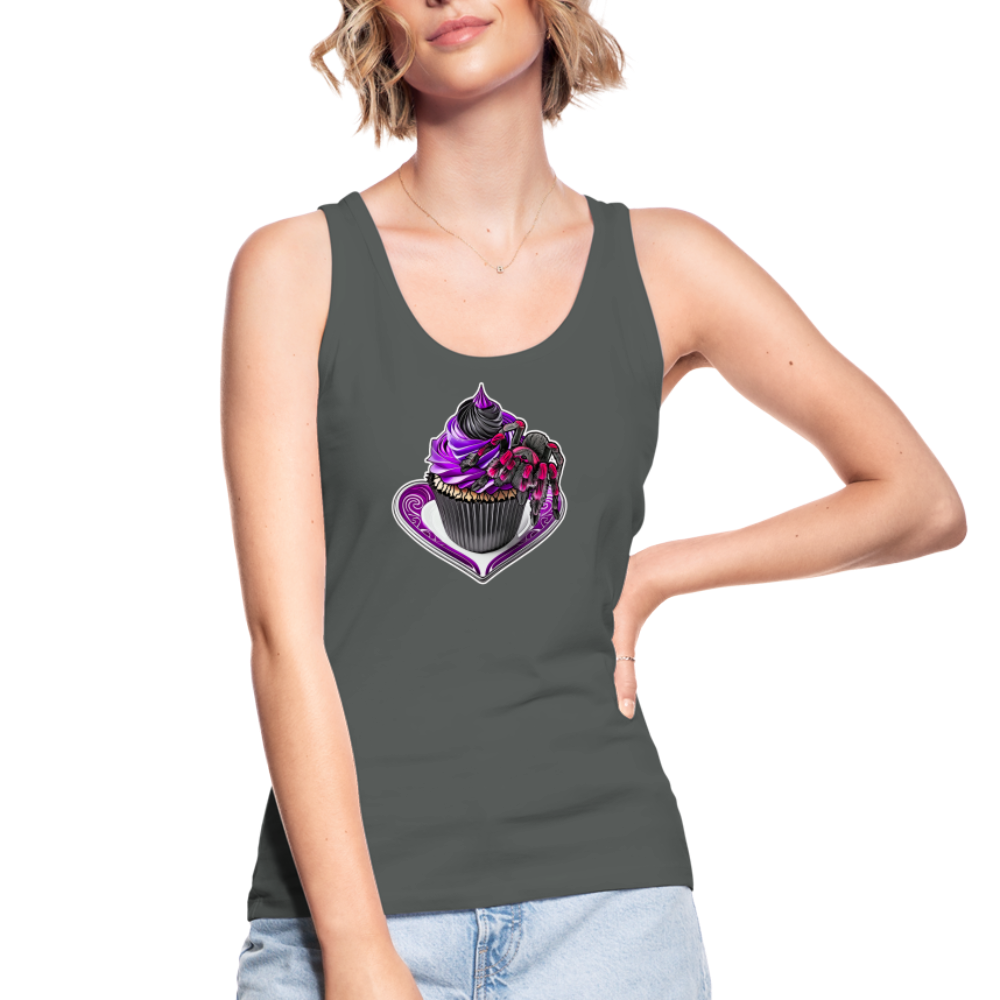 Frauen Stanley & Stella Bio Tank Top Tarantula Cupcake - Anthrazit