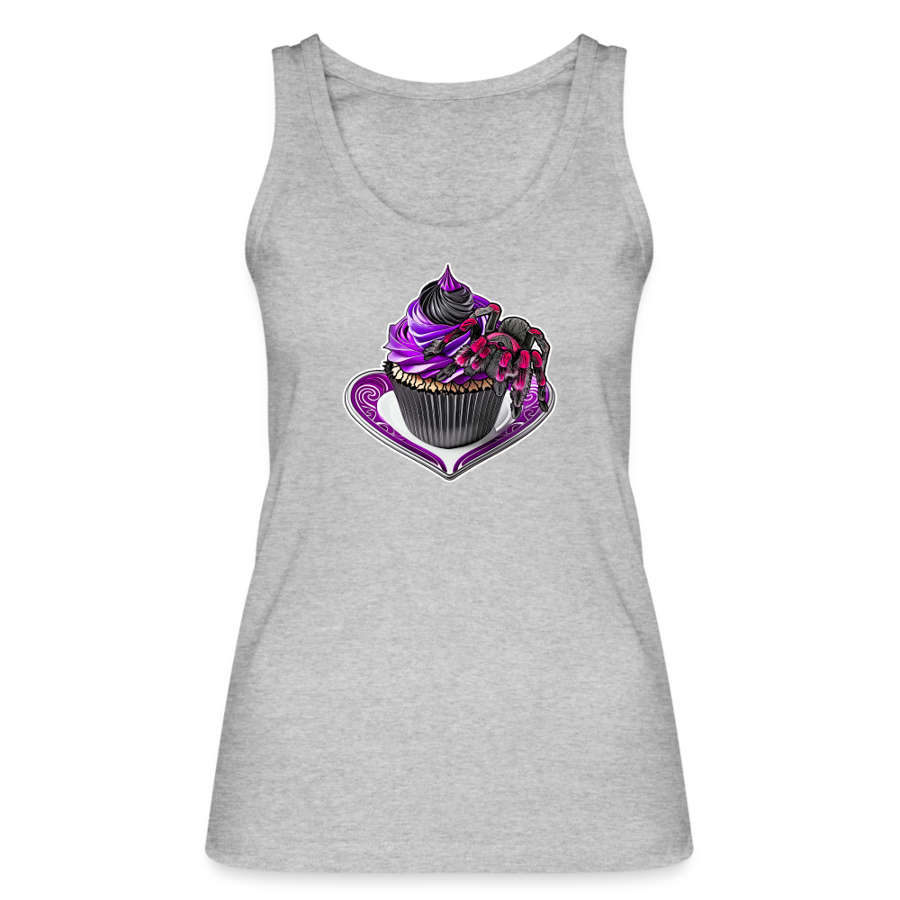 Frauen Stanley & Stella Bio Tank Top Tarantula Cupcake - Grau meliert