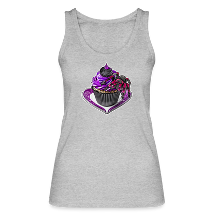 Frauen Stanley & Stella Bio Tank Top Tarantula Cupcake - Grau meliert