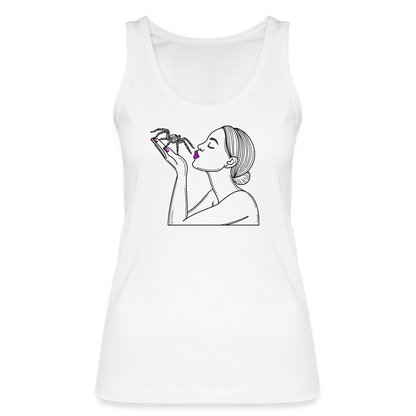 Frauen Stanley & Stella Bio Tank Top Spinnenliebe Skizze - weiß