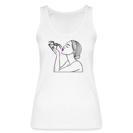 Frauen Stanley & Stella Bio Tank Top Spinnenliebe Skizze - weiß