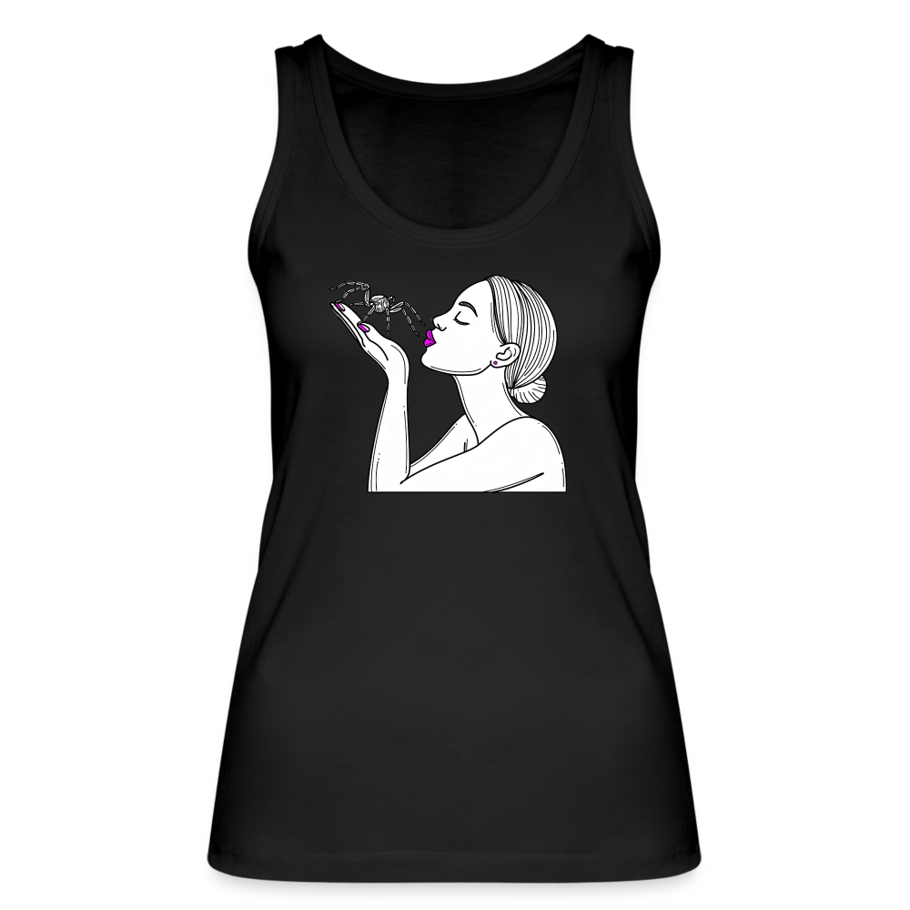 Frauen Stanley & Stella Bio Tank Top Spinnenliebe Skizze - Schwarz
