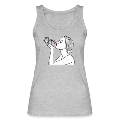 Frauen Stanley & Stella Bio Tank Top Spinnenliebe Skizze - Grau meliert