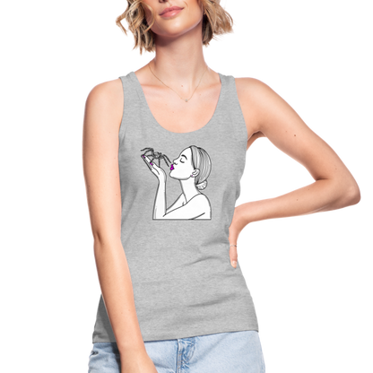 Frauen Stanley & Stella Bio Tank Top Spinnenliebe Skizze - Grau meliert