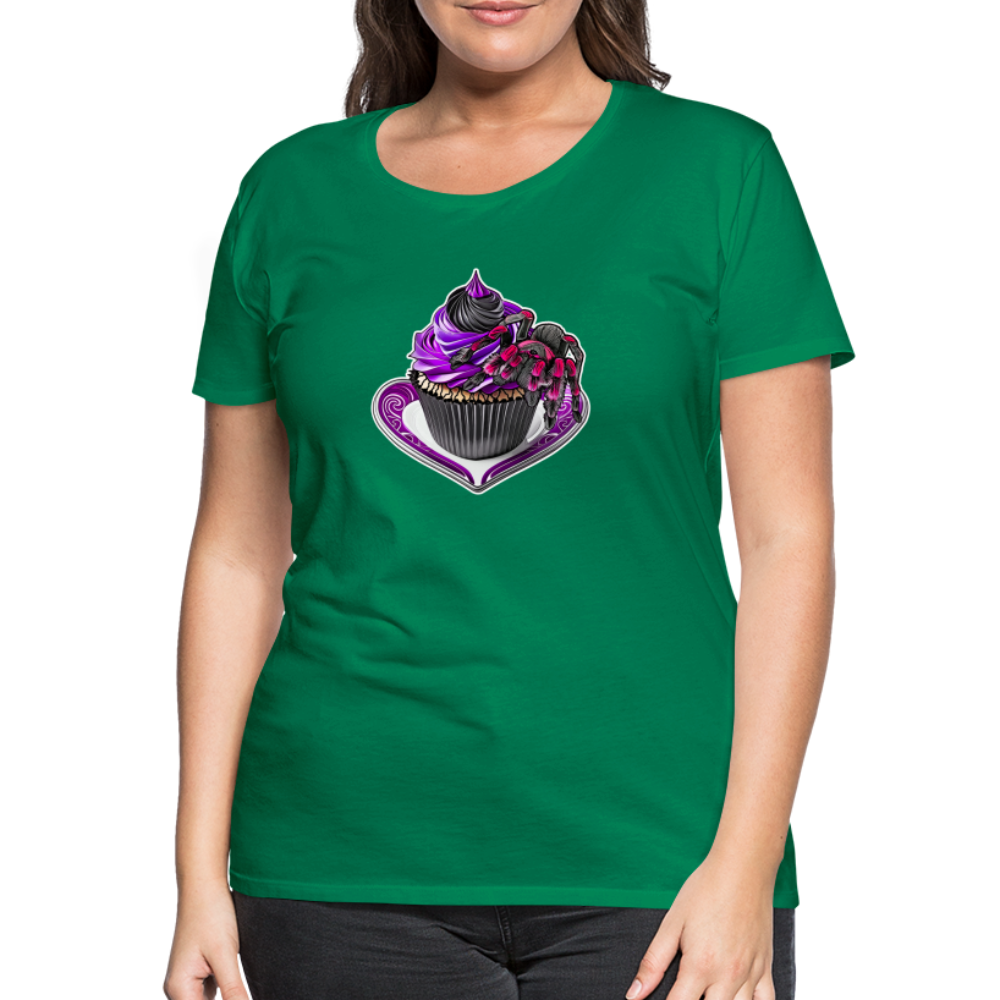 Frauen Basic T-Shirt Tarantula Cupcake - Kelly Green
