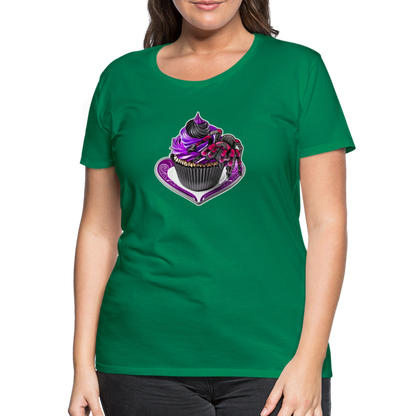 Frauen Basic T-Shirt Tarantula Cupcake - Kelly Green