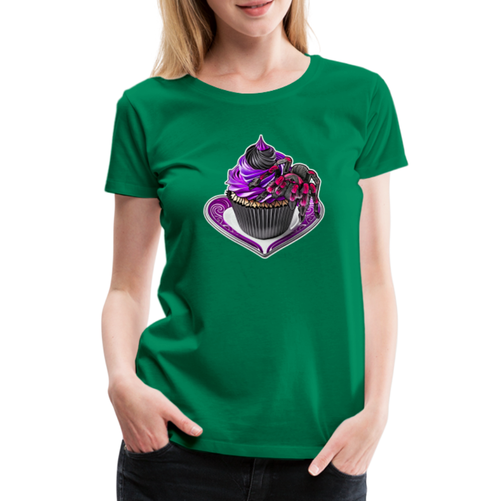 Frauen Basic T-Shirt Tarantula Cupcake - Kelly Green