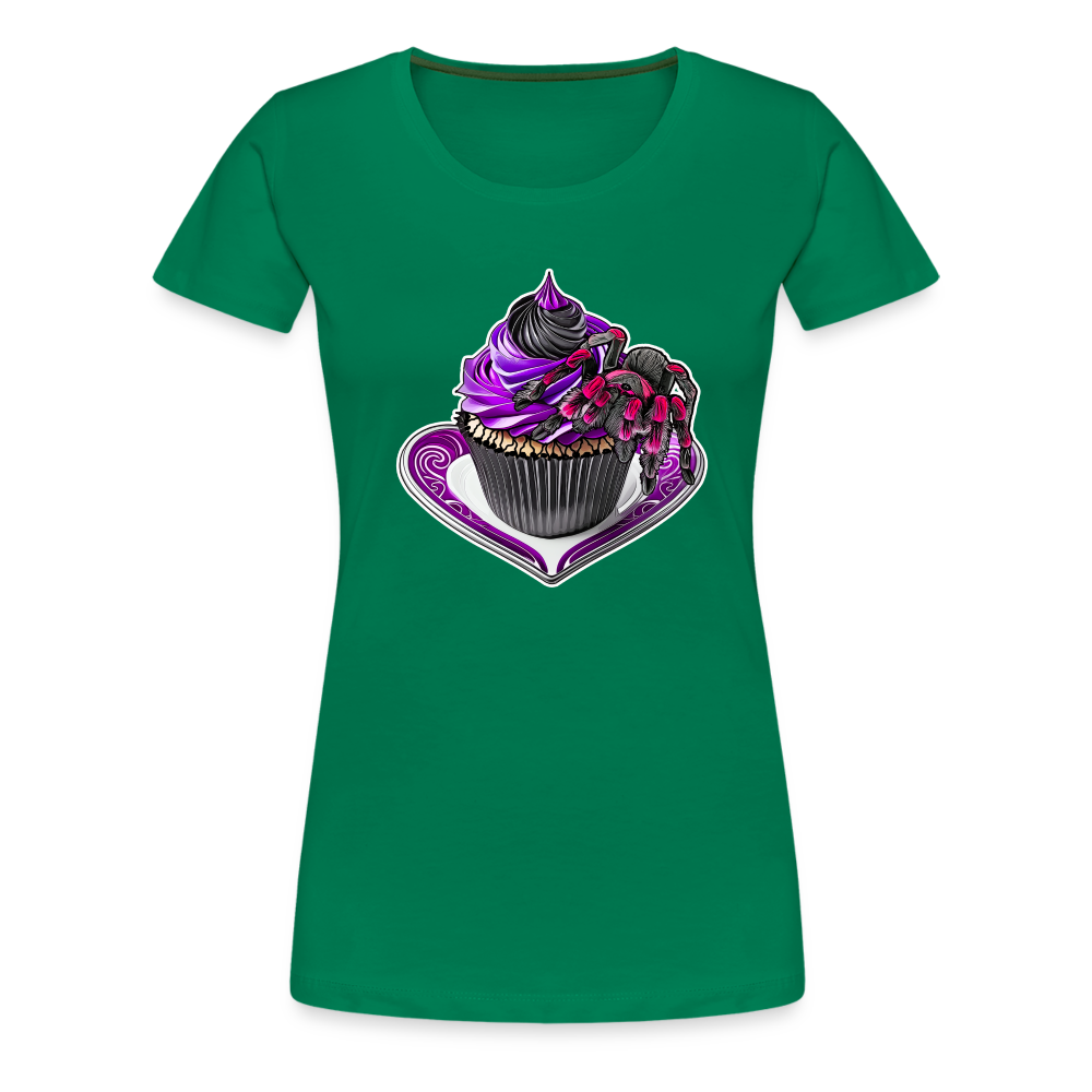 Frauen Basic T-Shirt Tarantula Cupcake - Kelly Green