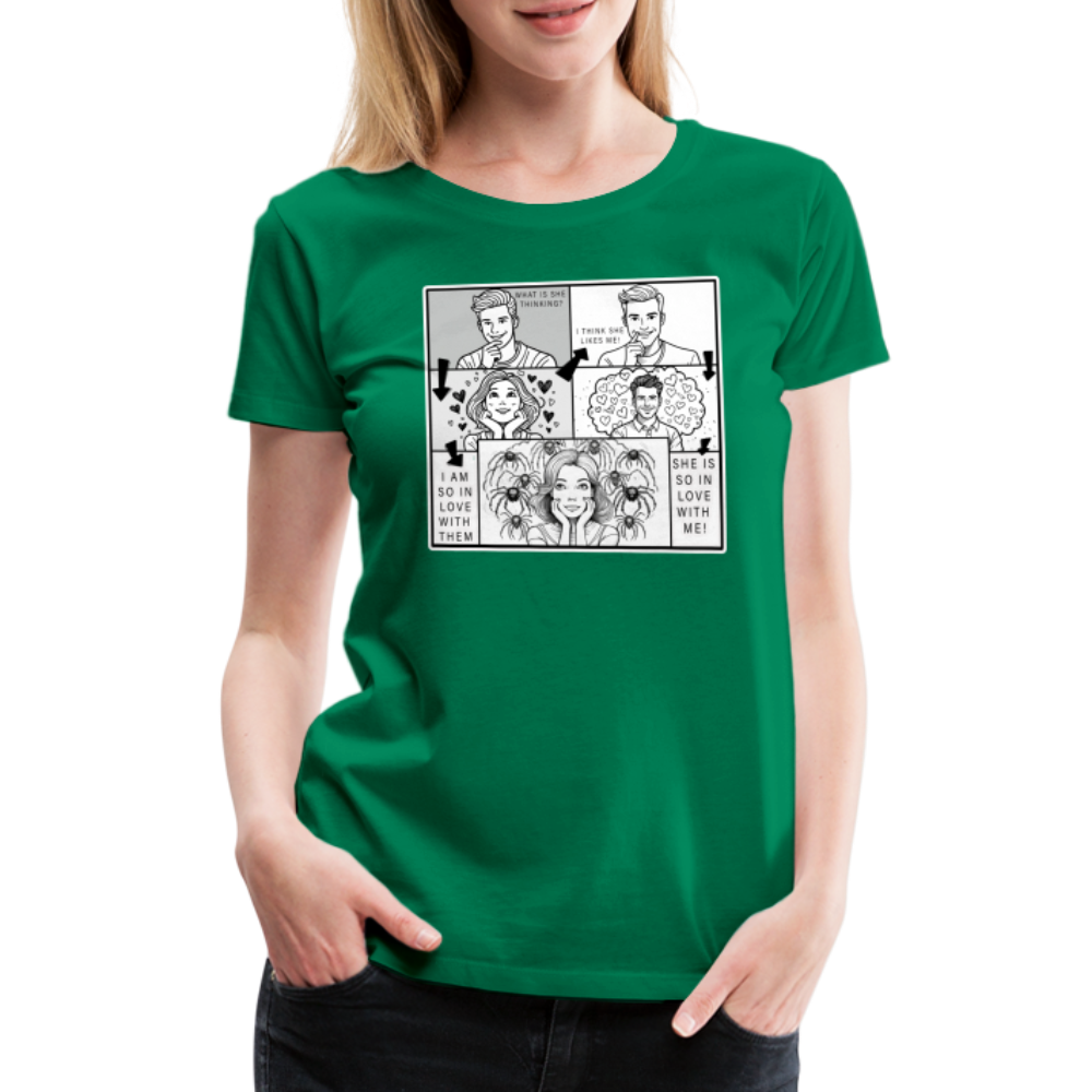 Frauen Basic T-Shirt Tarantula First Date - Kelly Green