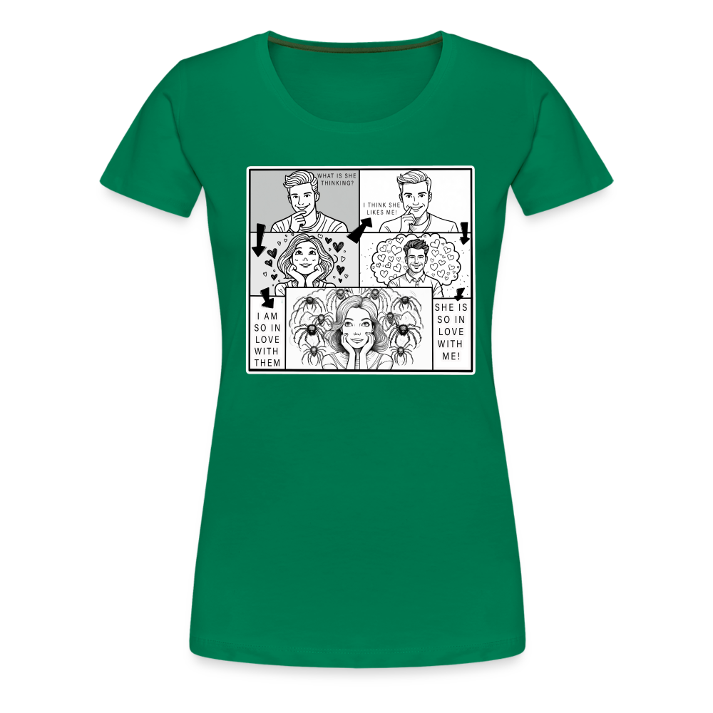 Frauen Basic T-Shirt Tarantula First Date - Kelly Green