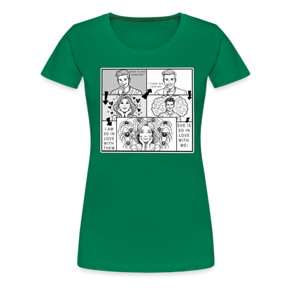 Frauen Basic T-Shirt Tarantula First Date - Kelly Green