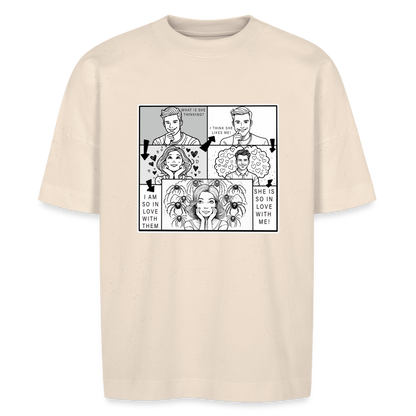 Unisex Stanley & Stella Oversize Bio-T-Shirt Tarantula First Date - Naturweiß