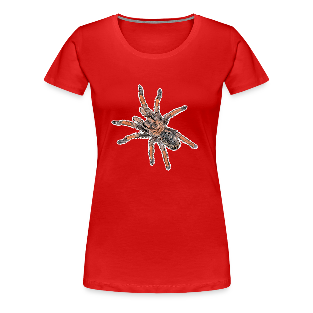 Frauen Basic T-Shirt - red