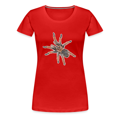 Frauen Basic T-Shirt - red