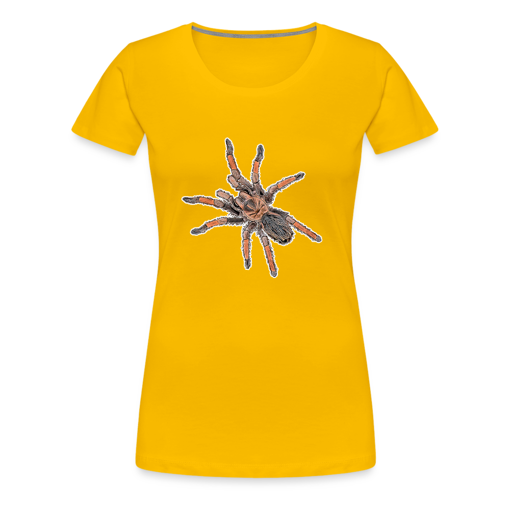 Frauen Basic T-Shirt - sun yellow