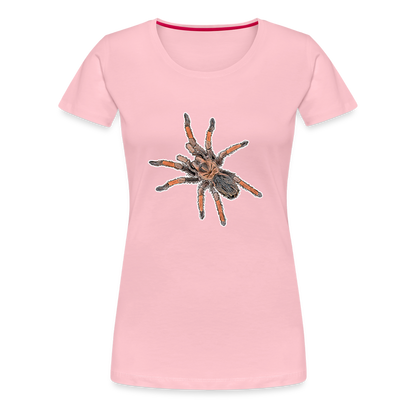 Frauen Basic T-Shirt - rose shadow